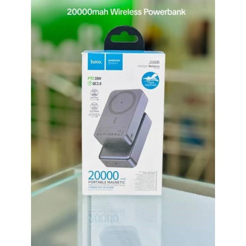 Hoco J160B PD20W 20000mAh Magnetic Power Bank